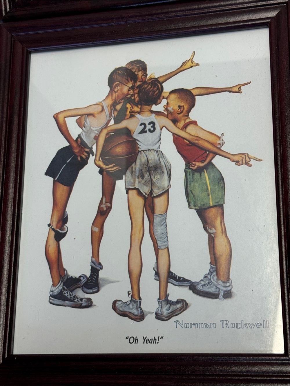 4 Prints of Norman Rockwell’s work. Never displayed - Picture 5 of 10